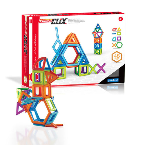 Powerclix Frames, 48 Pieces
