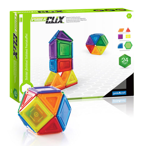 Powerclix Solids, 24 Pieces