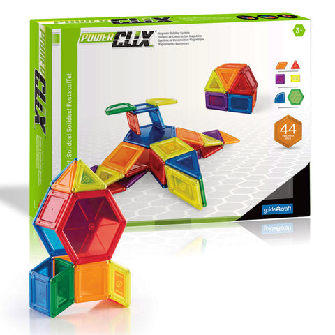 Powerclix Solids, 44 Pieces