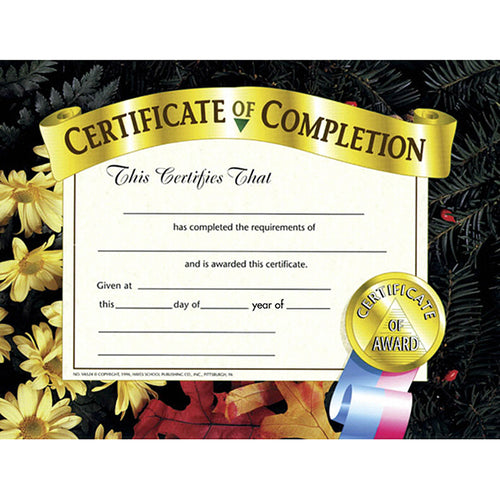Certificate Of Completion