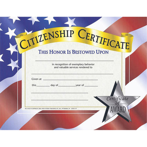 Citizenship Certificate, 30/Pkg