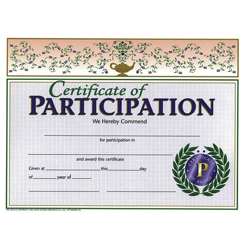 Certificate Of Participation