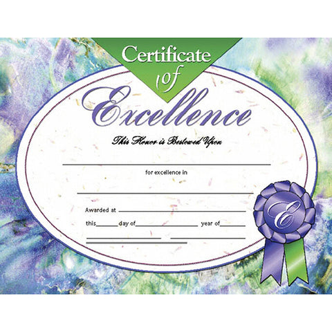 Certificate Of Excellence, 30/Pkg