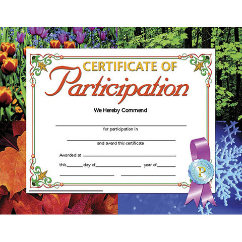 Certificate Of Participation, 30/Pkg