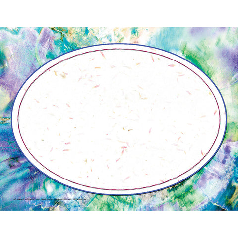 Purple Marble/Oval Border Certificate, 8-1/2 X 11, 50/Pkg