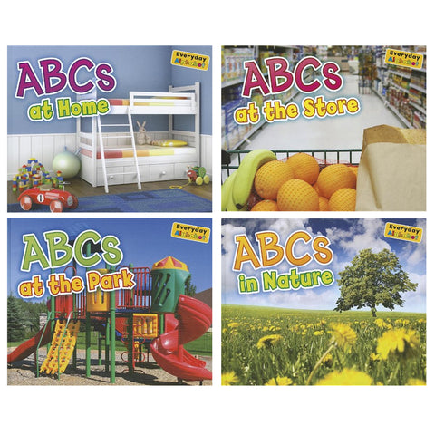 Everyday Alphabet Book Set, Set Of 4