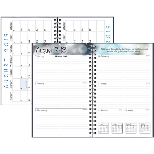Academic Weekly Assignment Book, Black