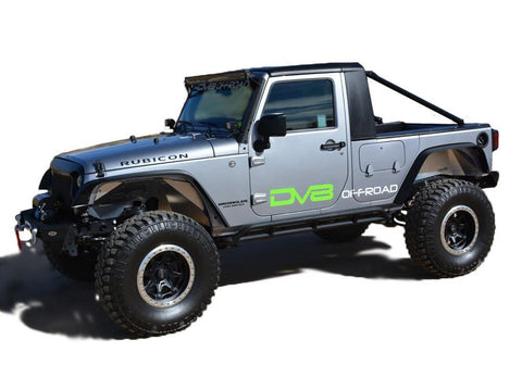 Jeep JK Truck Conversion 07-18 Wrangler JK Black DV8 Offroad