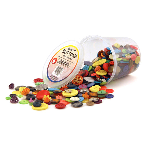 Bucket 'O Buttons, 16 Oz. Assortment