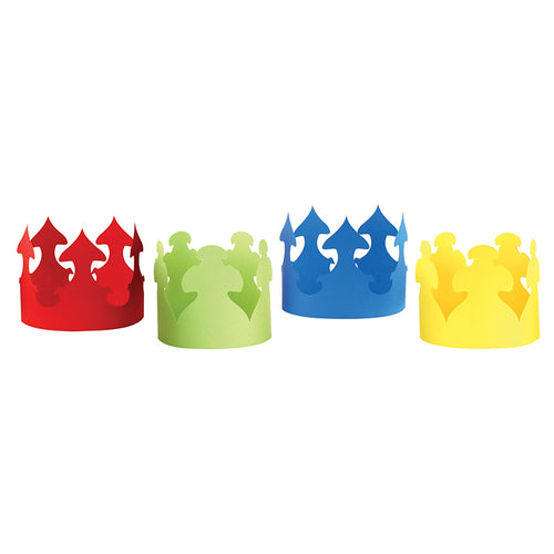 Bright Tag Crowns, Pack Of 24