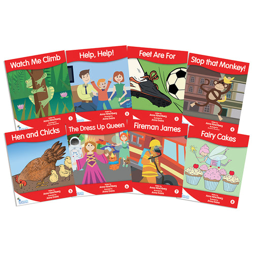 Fantails Book Banded Readers, Red Fiction, Levels B-D