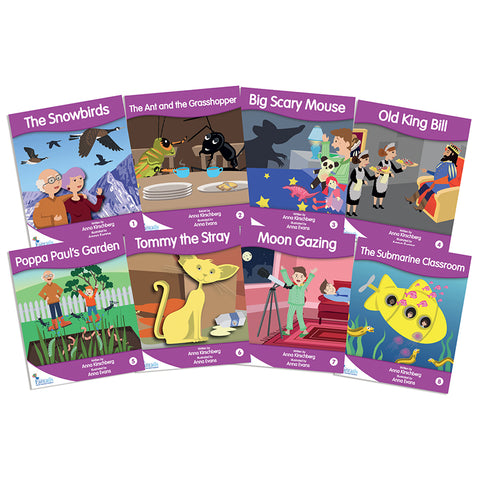 Fantails Book Banded Readers, Purple Fiction, Levels K-L