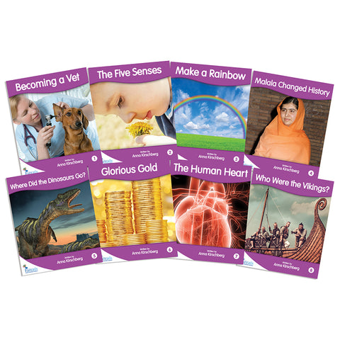 Fantails Book Banded Readers, Purple Non-Fiction, Levels K-M