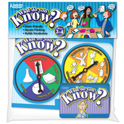 What Do You Know? Grade 3-4 (Individual Game)