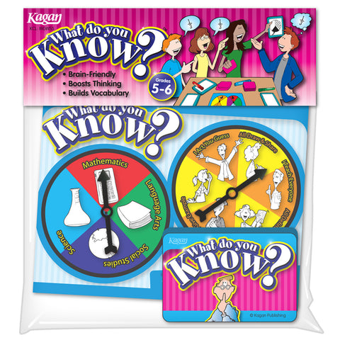 What Do You Know? Grade 5-6 - (Individual Game)