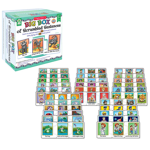 Big Box Of Scrambled Sentences Puzzle Grade K-2