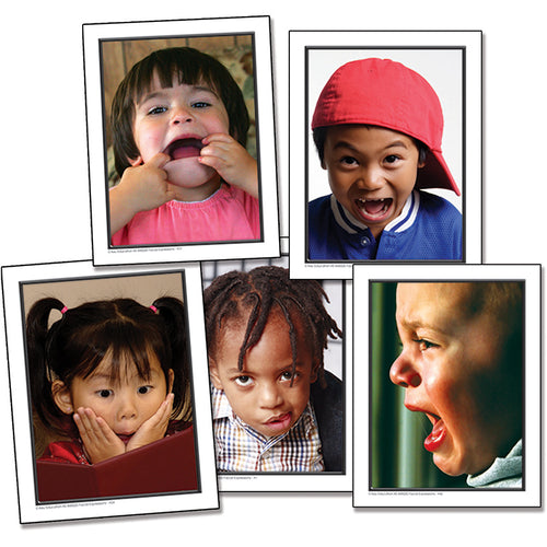 Facial Expressions Photographic Learning Cards