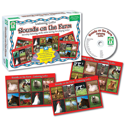 Listening Lotto: Sounds On The Farm Board Game