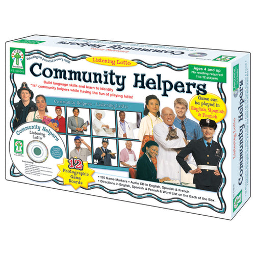 Listening Lotto: Community Helpers Board Game