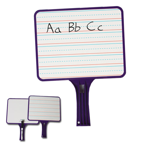 Rectangular Dry Erase Paddle W/Marker, Pack Of 2