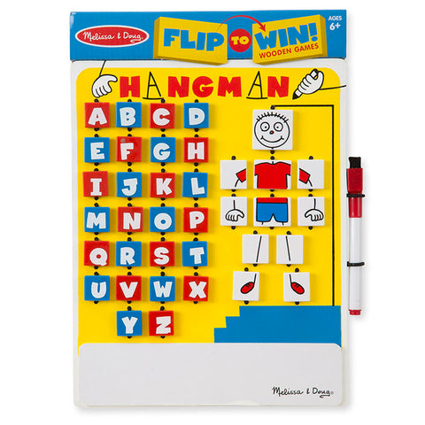 Flip-To-Win Hangman Travel Game