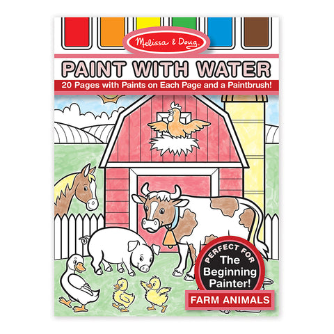 Farm Animals Paint With Water Kids' Art Pad