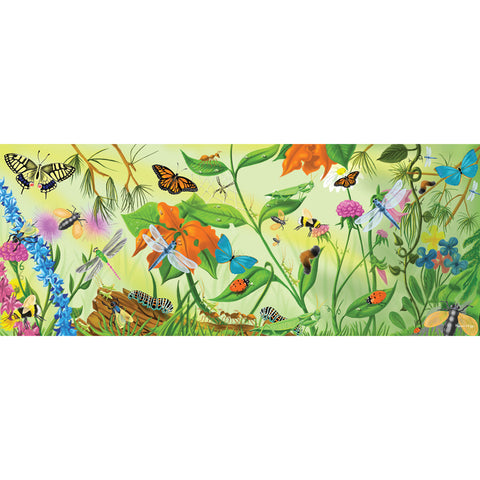 Bugs Floor Puzzle Bugs, 18.5 X 46.5, 24 Pieces