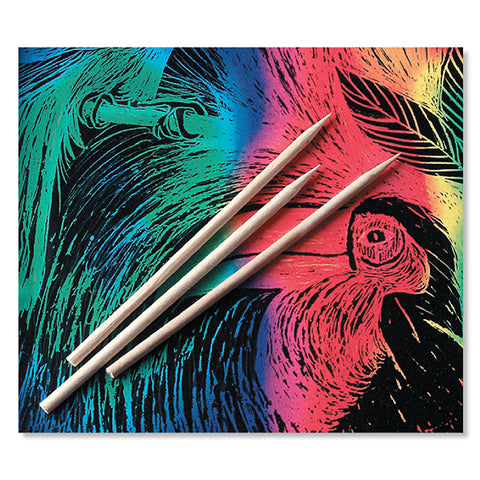Wood Drawing Sticks, Pack Of 25