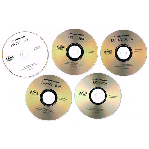 Let'S Read Together Short Vowels Books 5-Cd Set