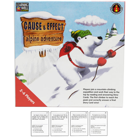 Cause & Effect”Alpine Adventure Game, Red Levels 2.0-3.5