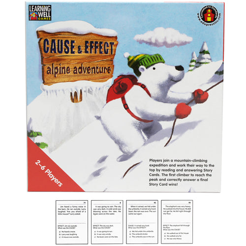 Cause & Effect”Alpine Adventure Game, Red Levels 2.0-3.5
