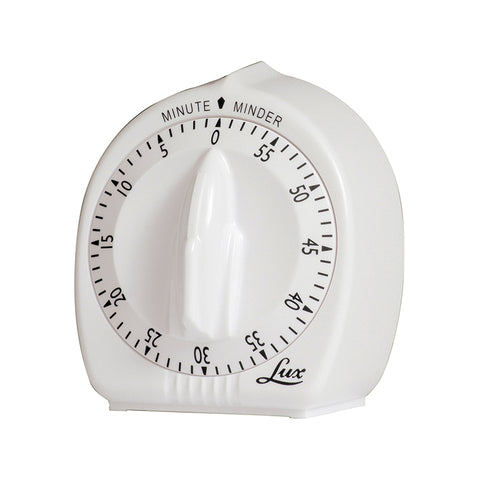Classic Mechanical Timer, White