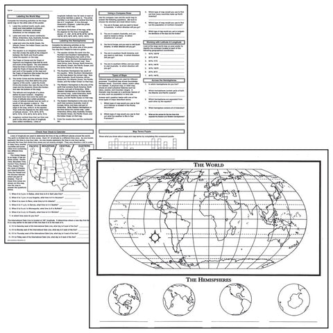 Basic Map Skills Activity Posters