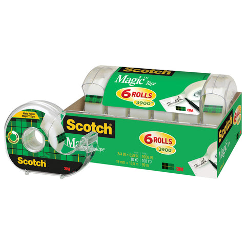 Magic„¢ Tape, 3/4 X 650, Pack Of 6