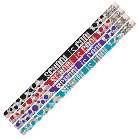 School Is Cool Pencil, Pack Of 12