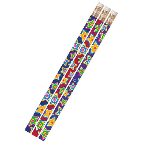 Mad About Stars Motivational Pencils, 12/Pkg