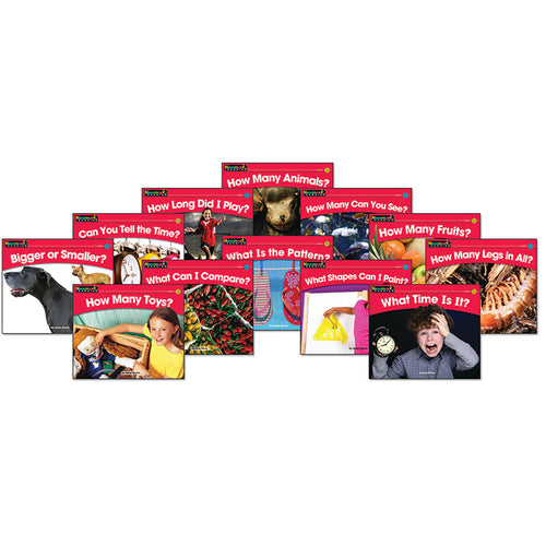 Rising Readers Leveled Books, Math Set, Set Of 12