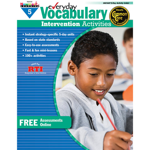 Everyday Intervention Activities For Vocabulary, Grade 5
