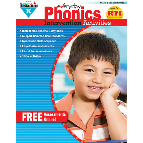 Everyday Intervention Activities For Phonics, Grade K