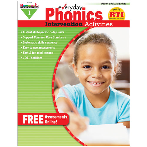 Everyday Intervention Activities For Phonics, Grade 1
