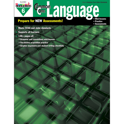 Common Core Practice Language Book, Grade 6