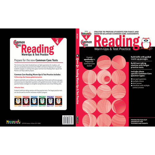 Common Core Reading: Warm-Ups & Test Practice, Grade 4
