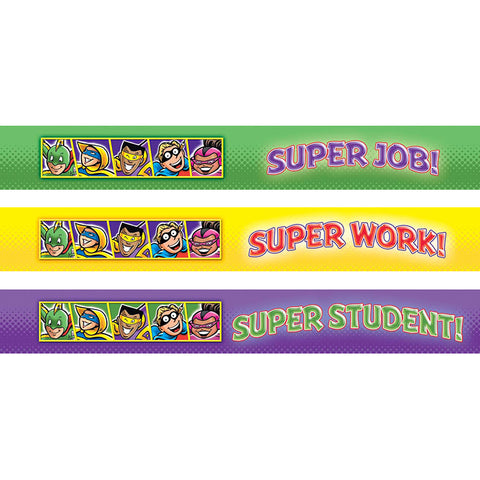 Arm Charms, Superheroes, 4 X 2-1/2, 72/Pkg