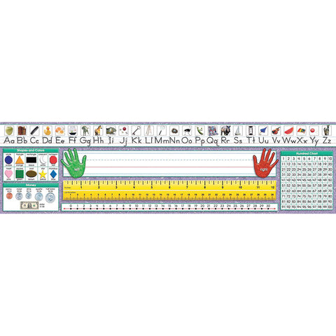 Primary Desk Plates, Traditional Manuscript