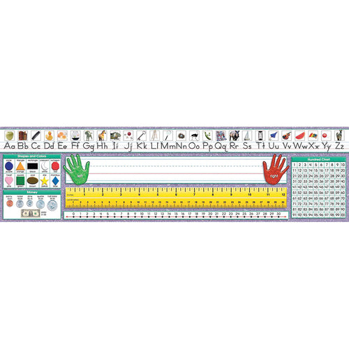 Primary Desk Plates, Traditional Manuscript