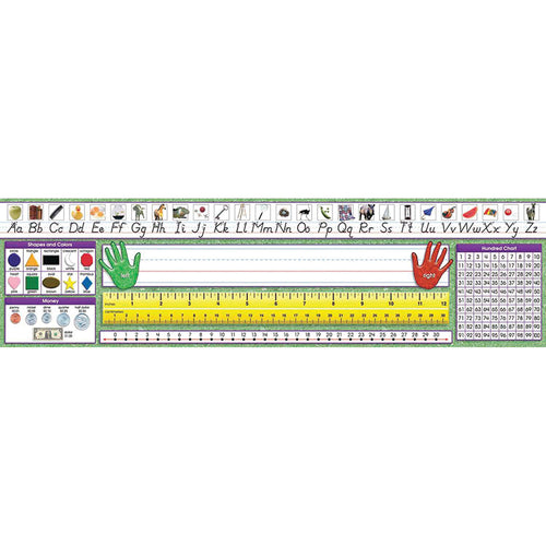 Primary Desk Plates, Modern Manuscript