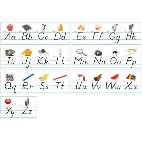 Alphabet Lines - Photo & Modern Manuscript Bulletin Board Set
