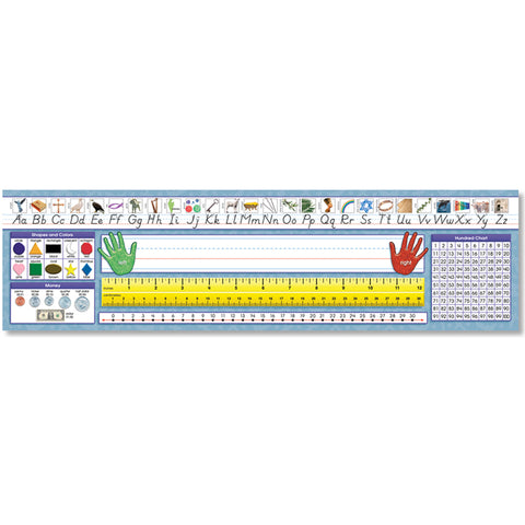 Christian Primary Modern Manuscript Desk Plates, Pack Of 36
