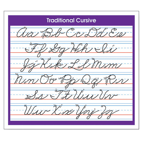 Adhesive Desk Prompts, Traditional Cursive