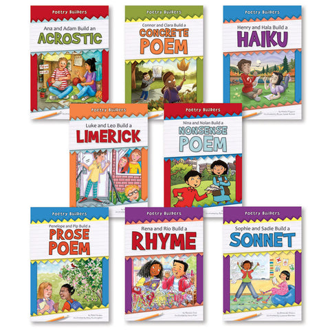 Poetry Builders, Grades 2-4, Set Of 8 Books